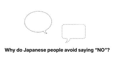 Why do Japanese people avoid saying “NO”?