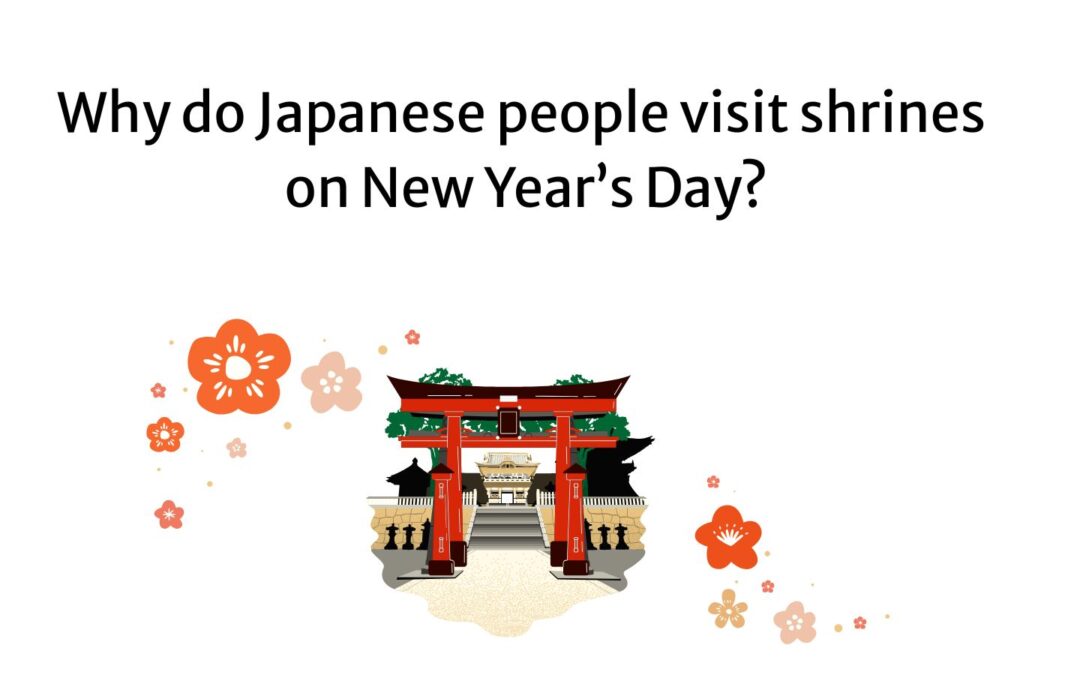 Why do Japanese people visit shrines on New Year’s Day?
